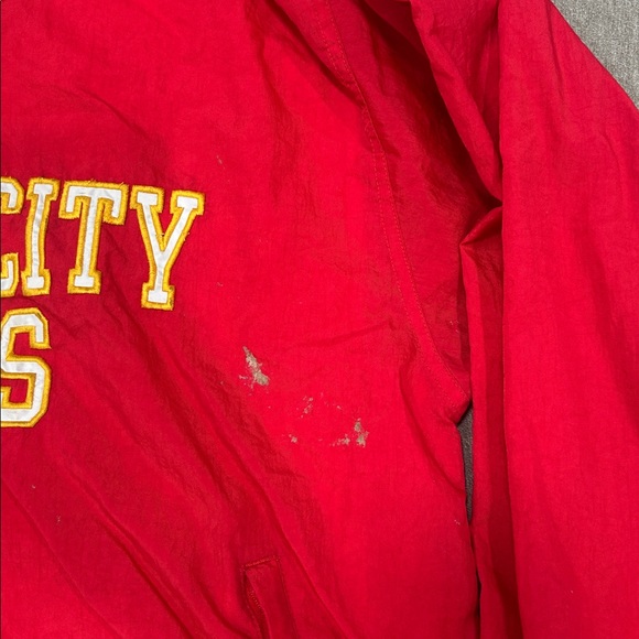 Champion Red and Yellow NFL Kansas City Chiefs Pro Line Jacket - Picture 6 of 7